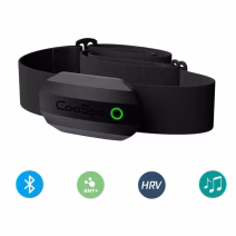 COOSPO H808S chest strap heart rate monitor with Bluetooth, ANT+, HRV and beeper reminder