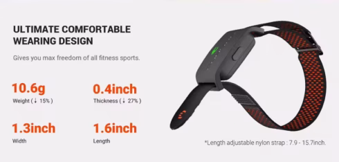 COOSPO HW9 Armband Heart Rate Monitor With HR Zones Calories Heart Rate Monitor Sensor Fitness Cycling for Peloton Wahoo