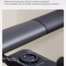 Cyclami CL350 daytime running bicycle light with auto on off smart motion sensor mounted under saddle